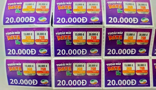 Thẻ cào điện thoại Viettel 20k miễn phí, free card sll