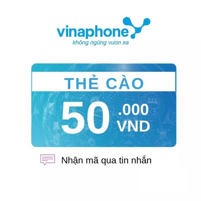 Thẻ cào điện thoại Vinaphone 50k miễn phí, Free card SLL