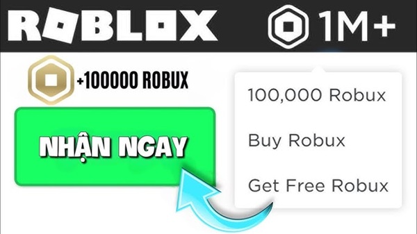 Nhận miễn phí Robux 100000 đơn giản - nhanh chóng