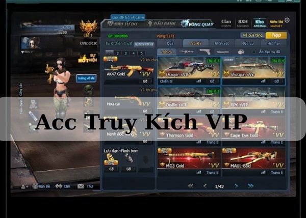 Acc Truy Kích free - Nhân +250 nick trắng thông tin!