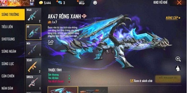 Súng AK Rồng Xanh xịn - Cách nhận súng miễn phí!