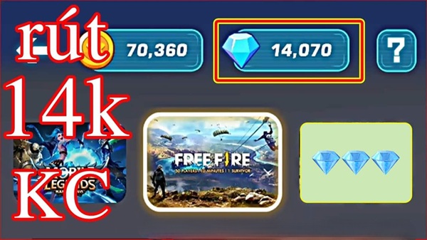 Cách Rút KC miễn phí bằng ID trong Free Fire - Nhận 9999 KC miễn phí!