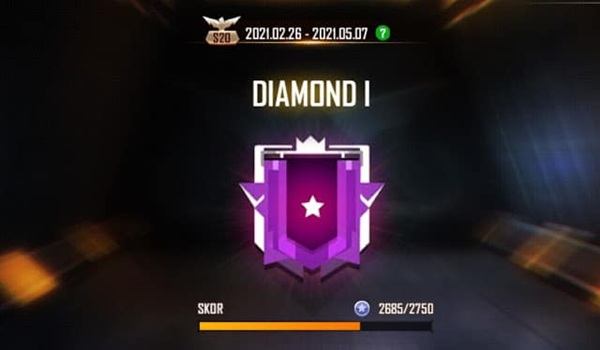 Hình ảnh rank Kim Cương Free Fire - Tải Hình Nền Rank KC HD