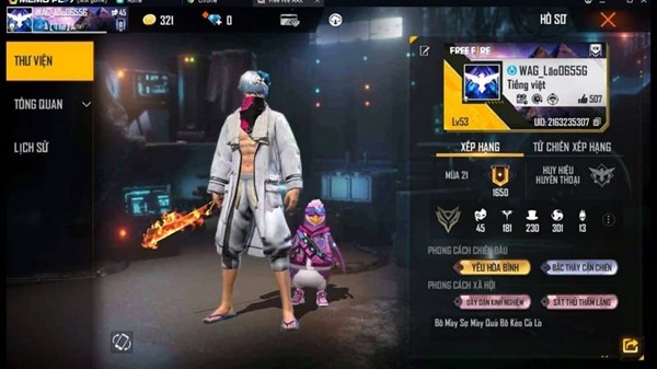 Thuê acc FF giá rẻ - Trang cho Thuê Nick Uy tín !